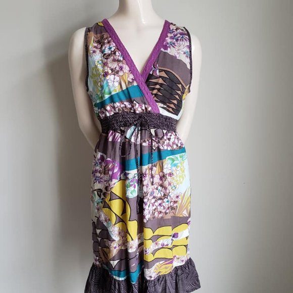 NWOT Tropical Summer Brand Beach Cover-up - Picture 2 of 9